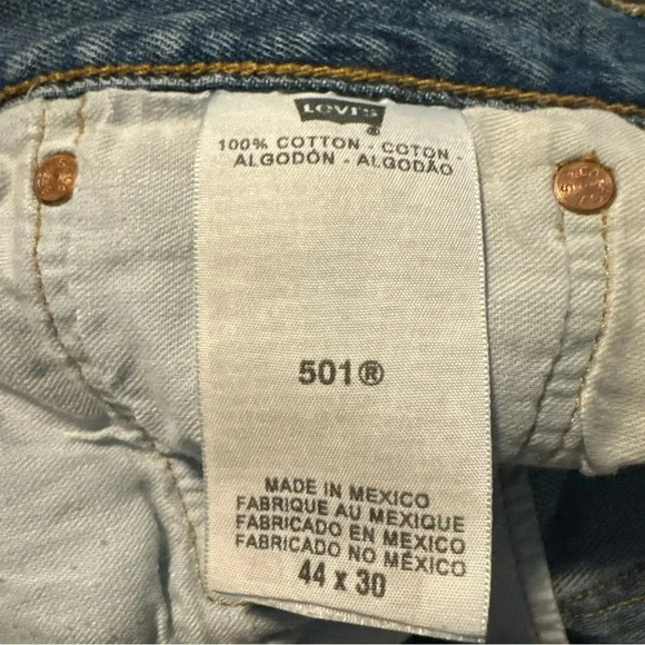 Levi's Vintage 501 XX Jeans Men's 44x30 Straight Leg Button Fly Fit 40X29 - Picture 4 of 6